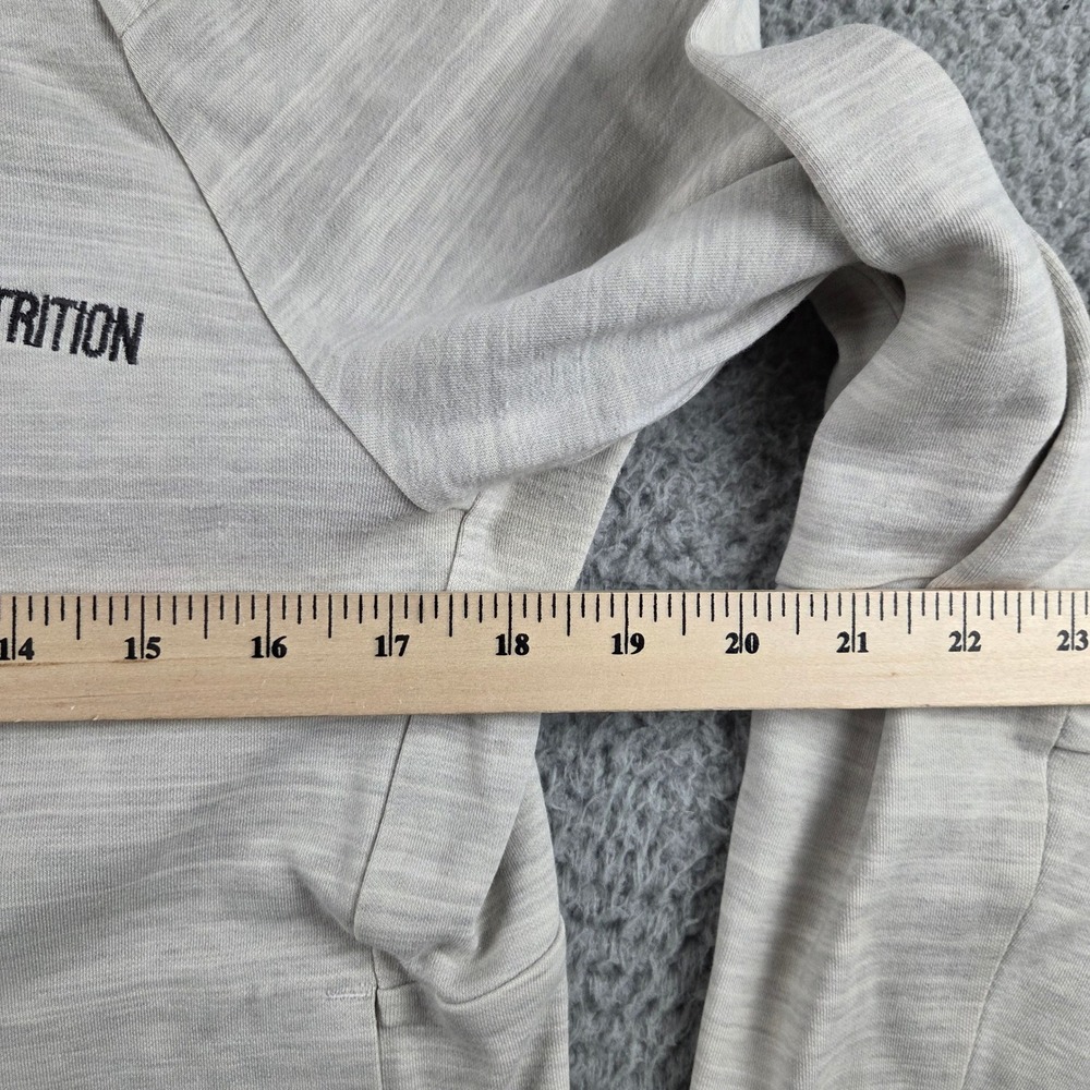 Lululemon Lab Hoodie Womens XS Gray Space Dye Full Zip Lifestyle Nutrition Logo - Picture 4 of 7